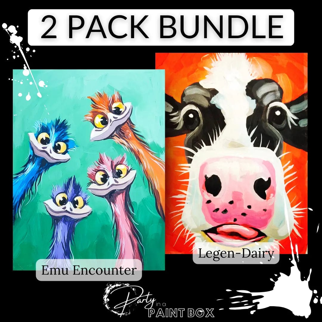 'Emu Encounter' & 'Legen-Dairy' Multi Painting Pack