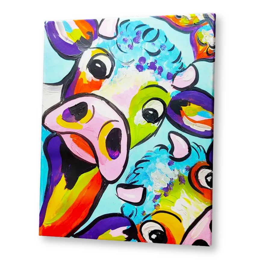'Peek A Boo Cows' Kit