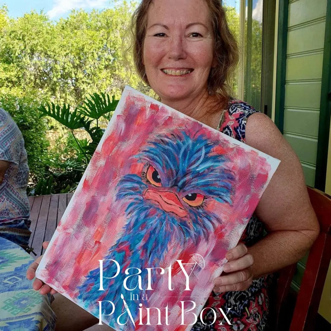'Angry Emu' Kit - Party in a Paint Box