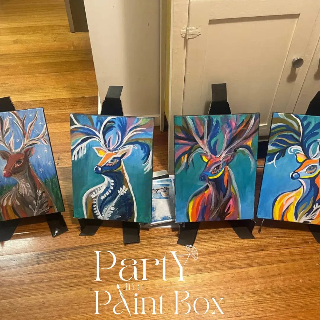 'Blossoming Deer' Kit - Party in a Paint Box