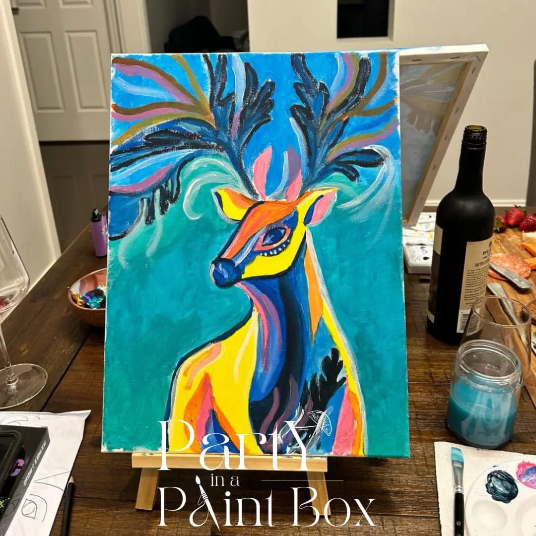'Blossoming Deer' Kit - Party in a Paint Box