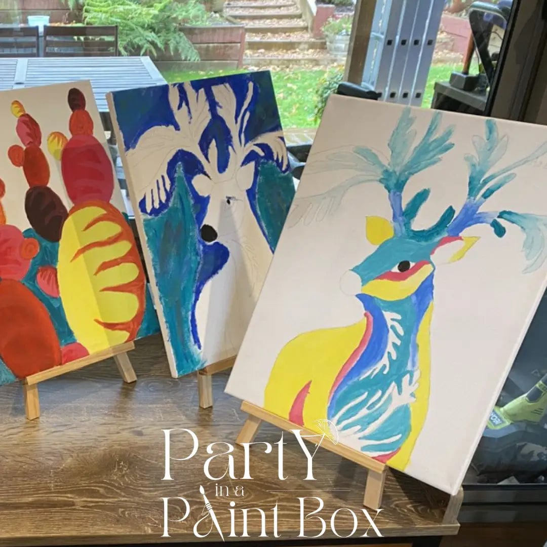 'Blossoming Deer' Kit - Party in a Paint Box