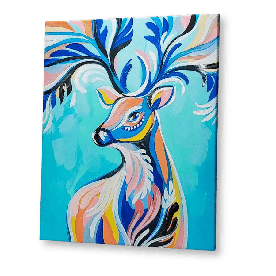 'Blossoming Deer' Kit - Party in a Paint Box