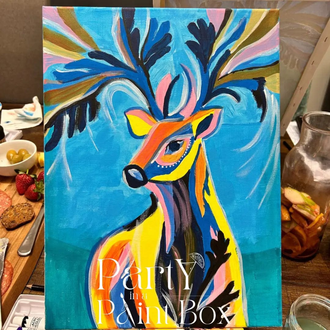'Blossoming Deer' Kit - Party in a Paint Box