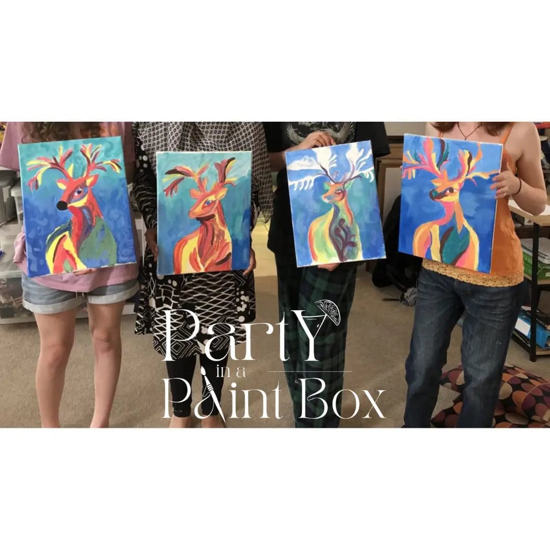 'Blossoming Deer' Kit - Party in a Paint Box