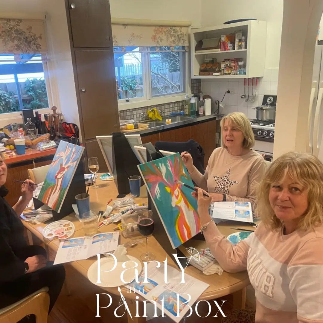 'Blossoming Deer' Kit - Party in a Paint Box