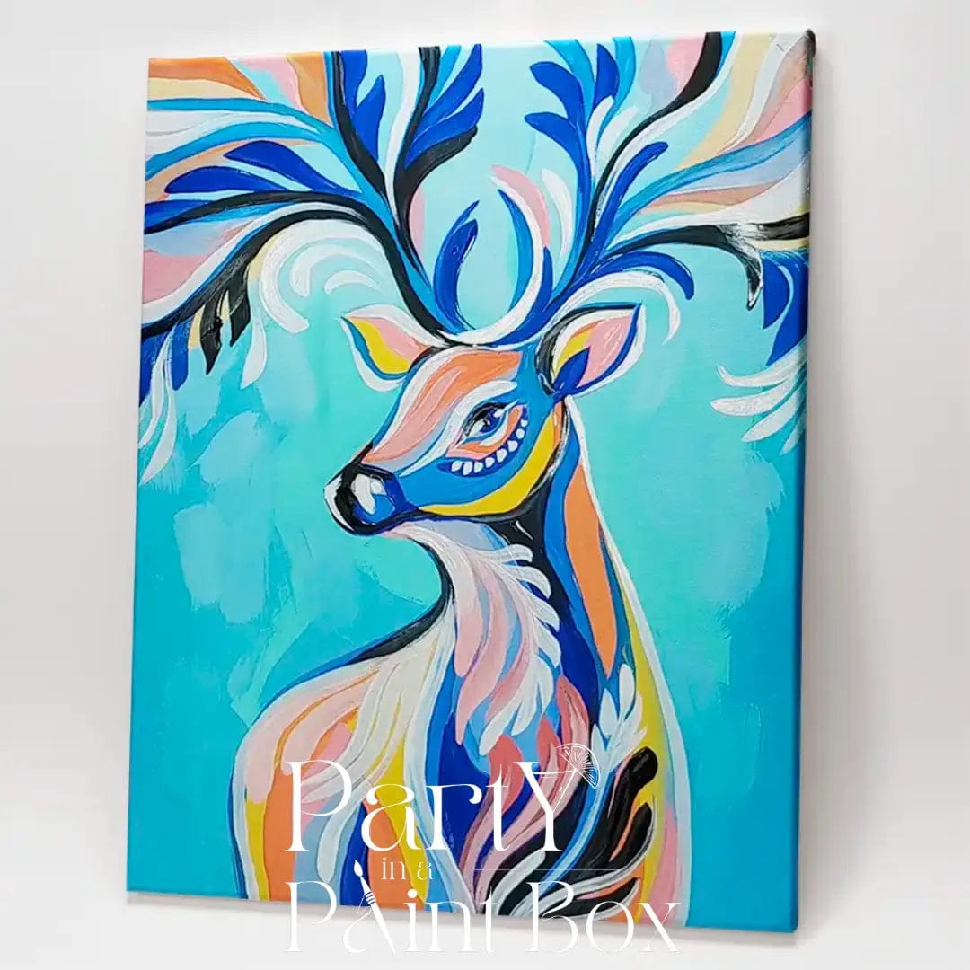'Blossoming Deer' Kit - Party in a Paint Box