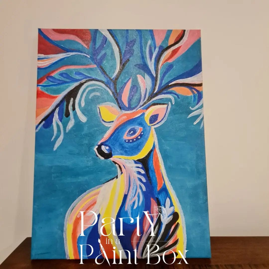 'Blossoming Deer' Kit - Party in a Paint Box