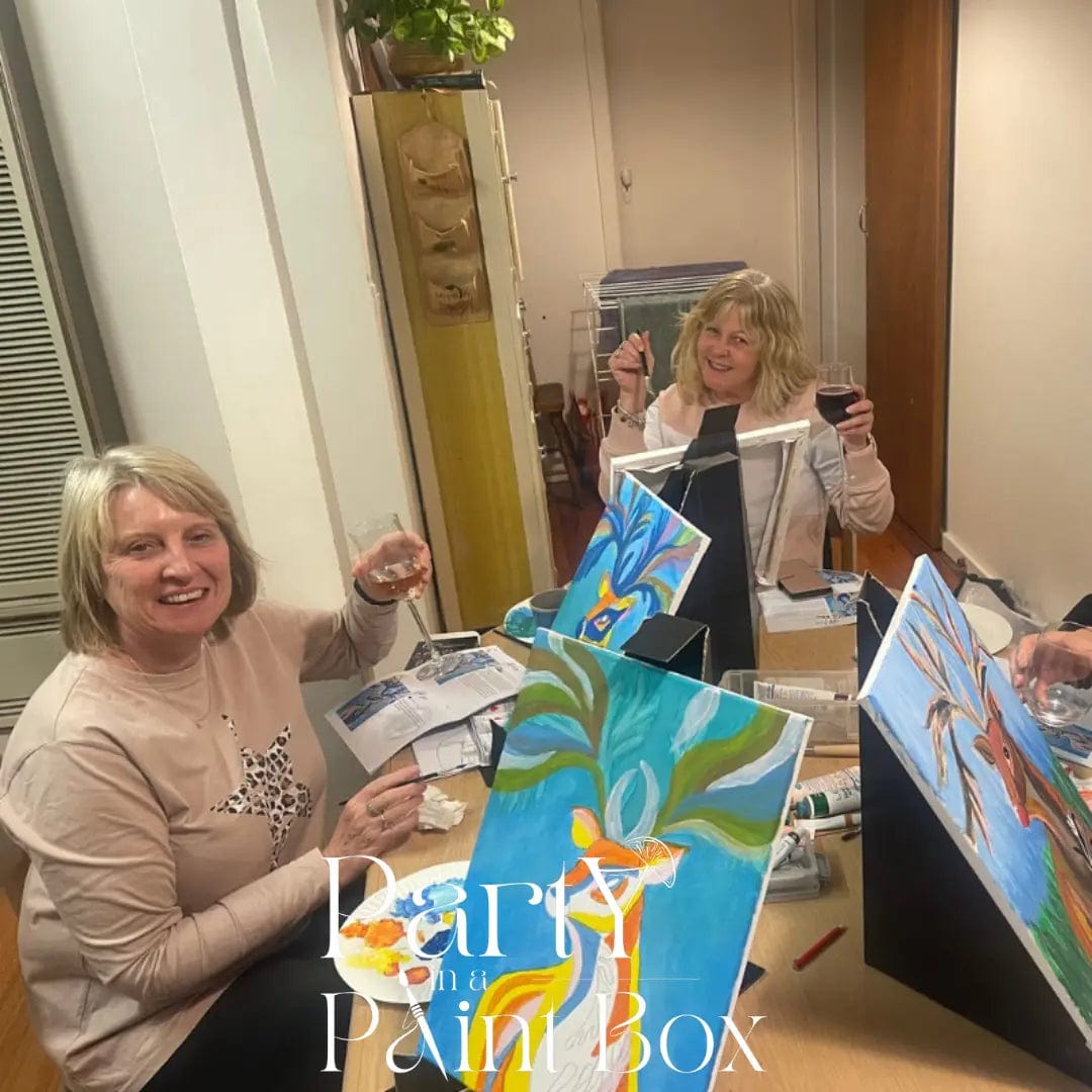 'Blossoming Deer' Kit - Party in a Paint Box