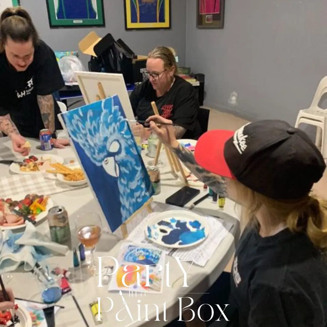 'Blue Cockatoo' Kit - Party in a Paint Box