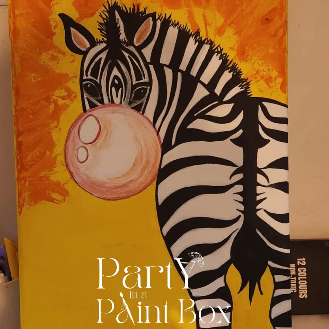 'Bubblegum Zebra' Kit - Party in a Paint Box