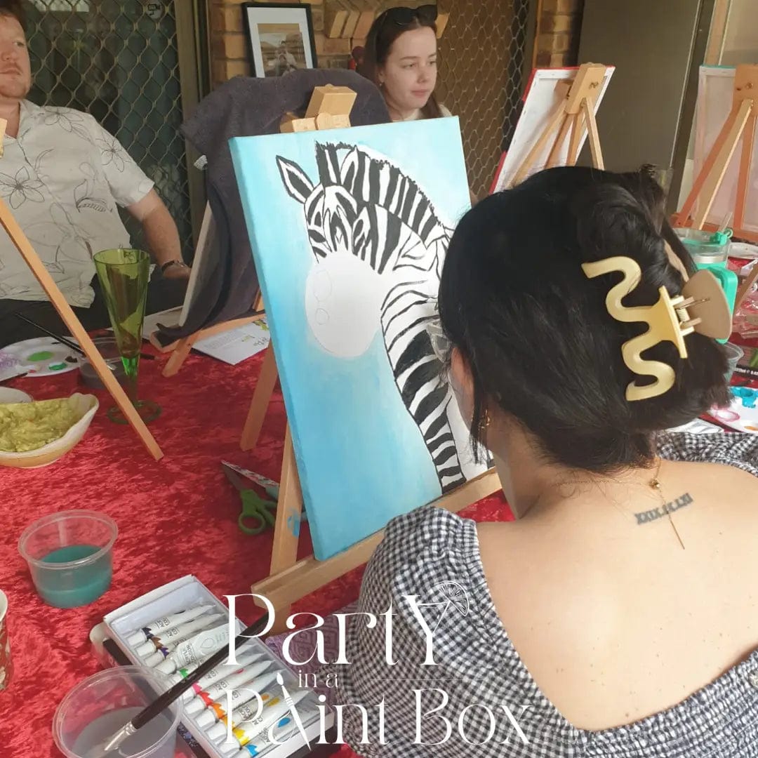 'Bubblegum Zebra' Kit - Party in a Paint Box
