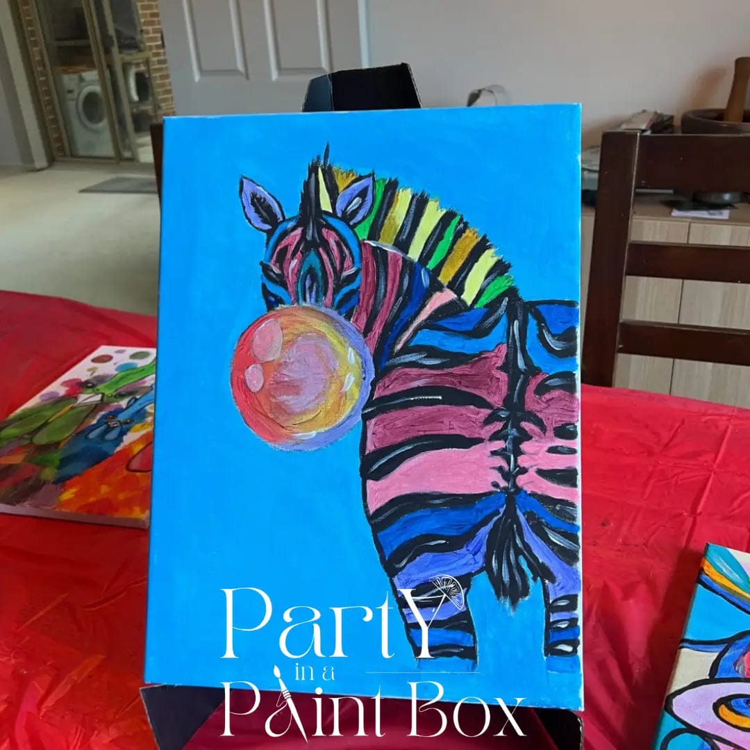 'Bubblegum Zebra' Kit - Party in a Paint Box