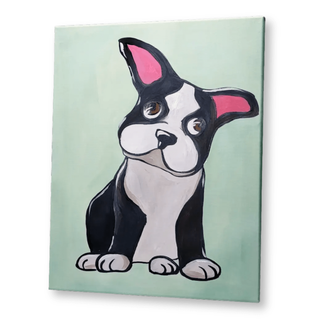 'Bulldog Puppy' Kit - Party in a Paint Box