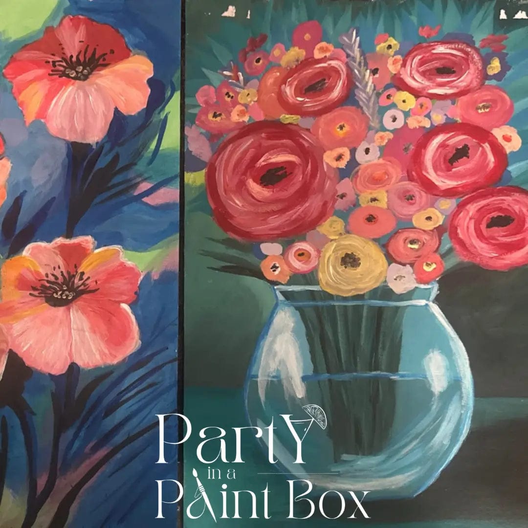 'Burst of Blossoms' Kit - Party in a Paint Box