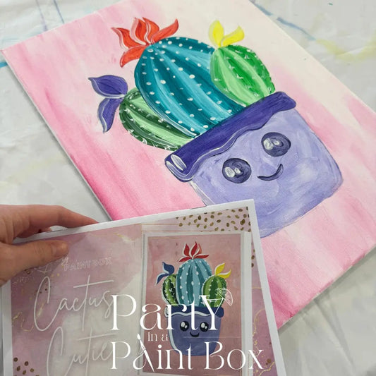 'Cactus Cutie' Kit - Party in a Paint Box