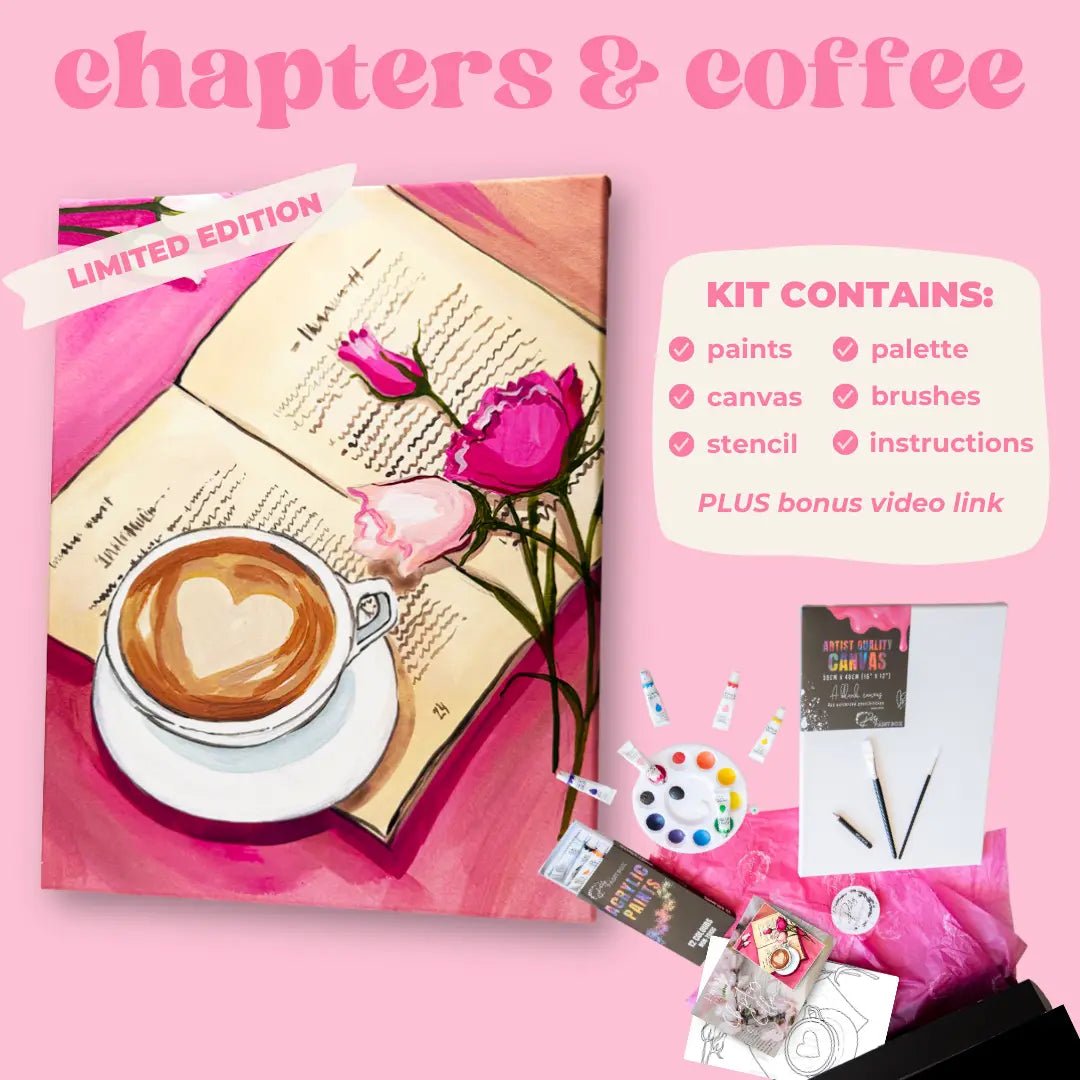 'Chapters & Coffee' Kit - LIMITED STOCK - Party in a Paint Box