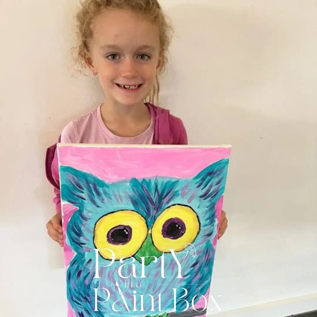 'Colourful Owl' Kit - Party in a Paint Box