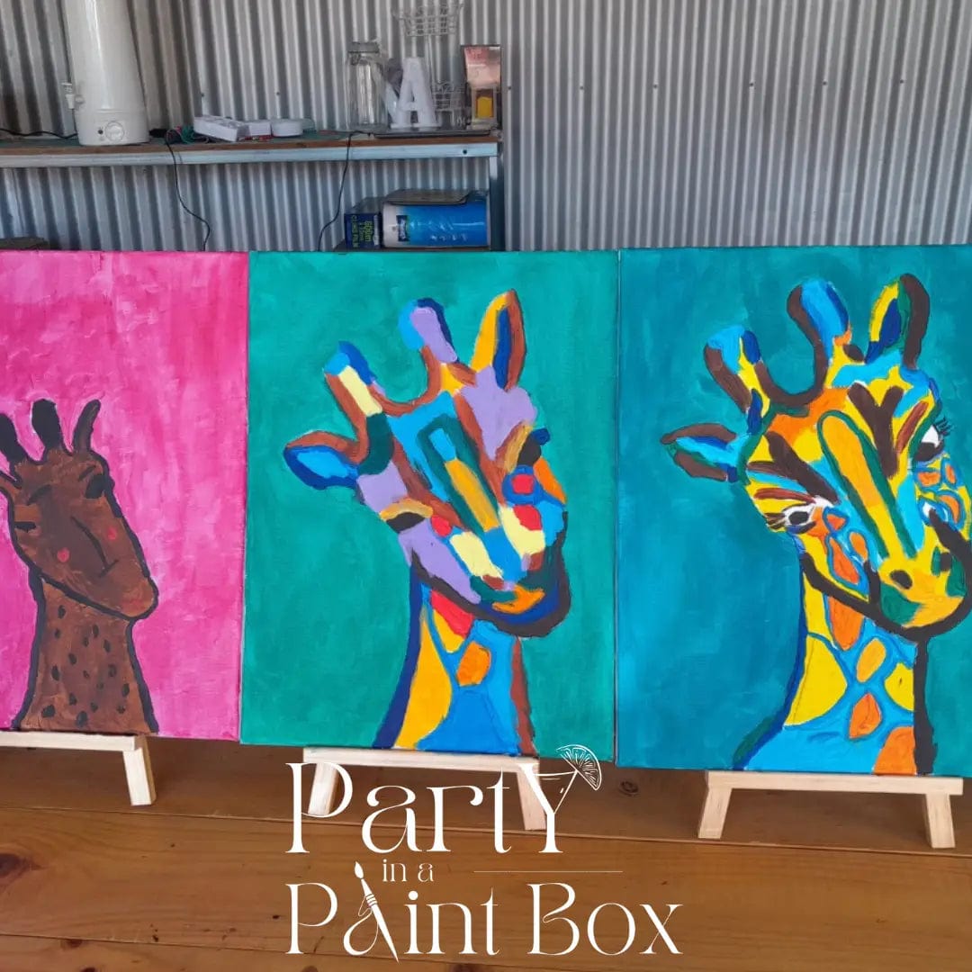 'Curious Giraffe' Kit - Party in a Paint Box