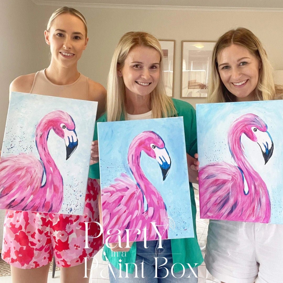 'Fancy Flamingo' Kit - Party in a Paint Box