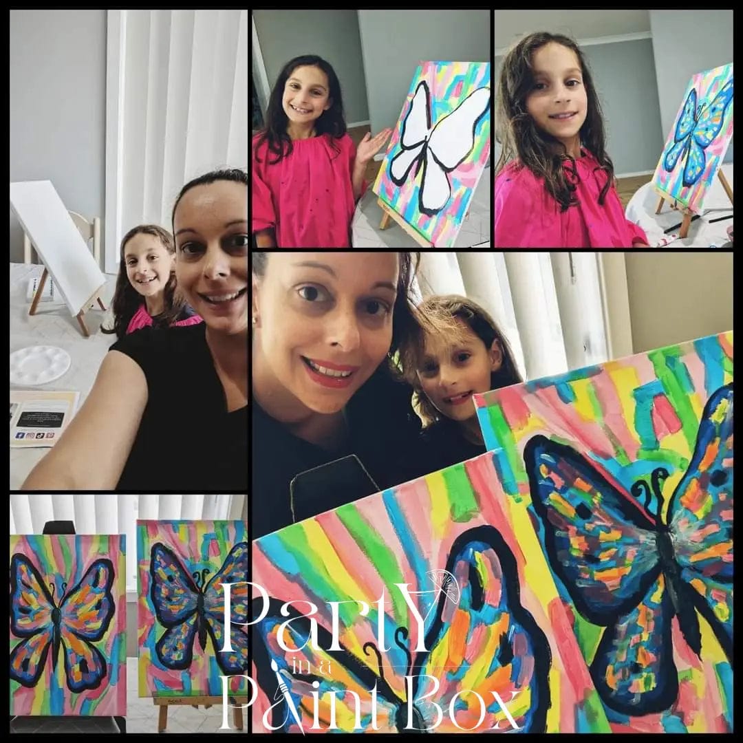 'Flutter By Butterfly' Kit - Party in a Paint Box
