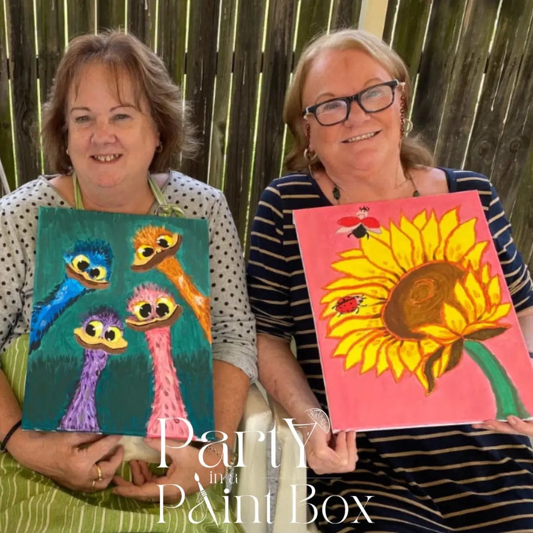 'Ladybugs in Bloom' Kit - Party in a Paint Box