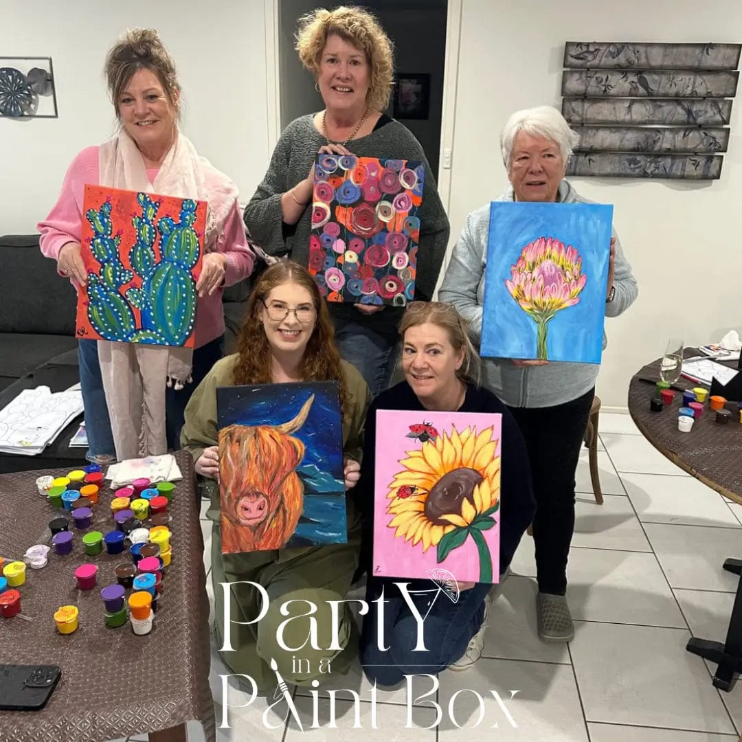 'Ladybugs in Bloom' Kit - Party in a Paint Box
