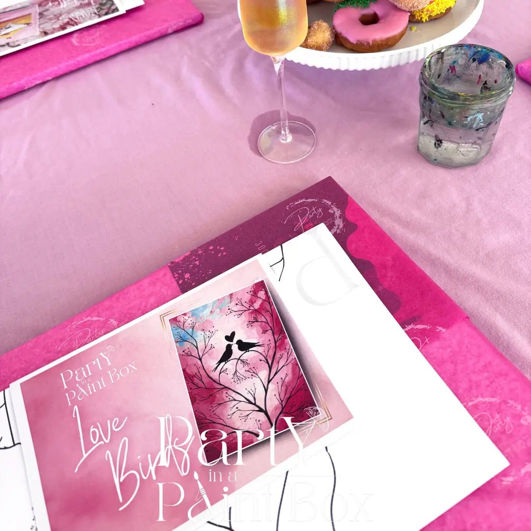 'Love Birds' Kit - LIMITED STOCK - Party in a Paint Box