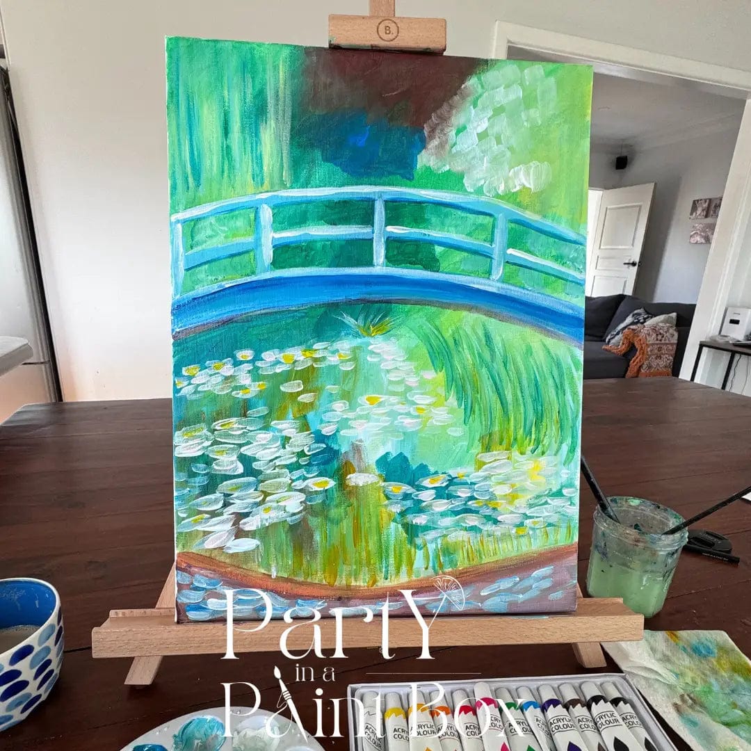 'Monet's Waterlilies' Kit - Party in a Paint Box
