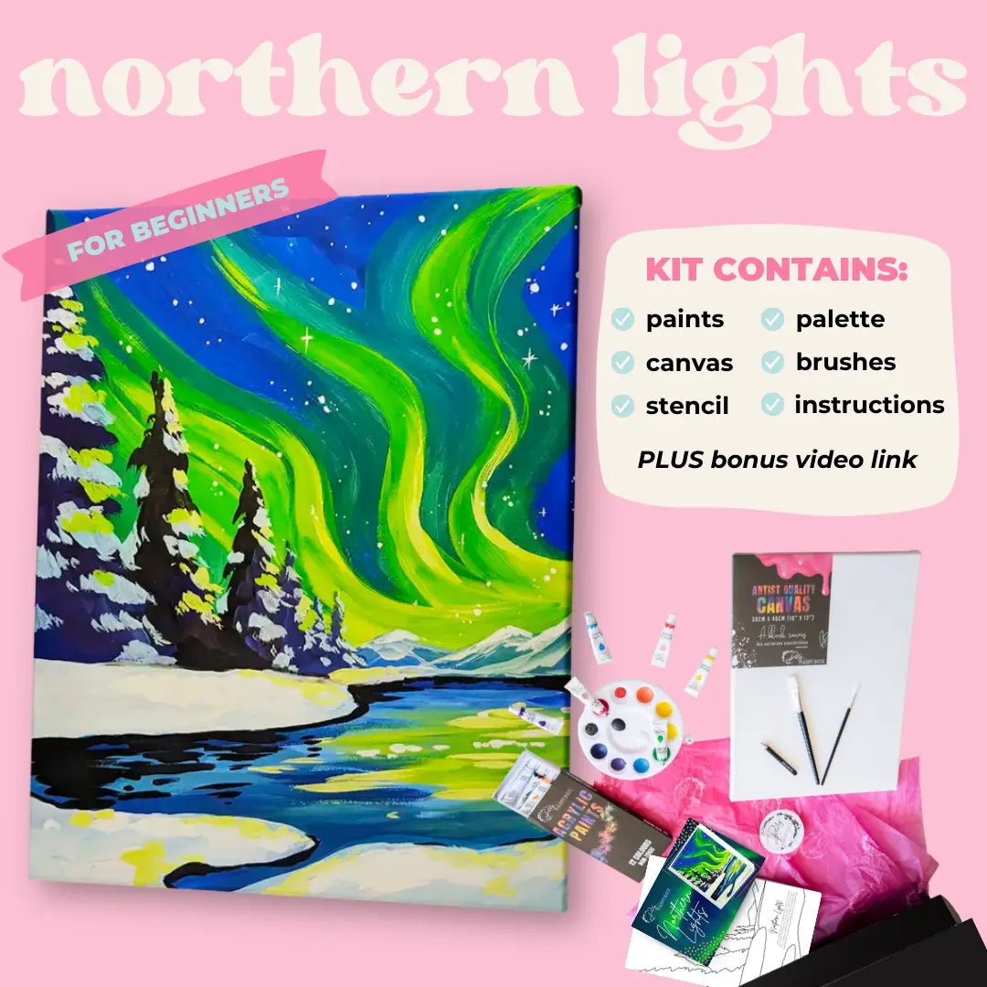 'Northern Lights' Kit - Party in a Paint Box