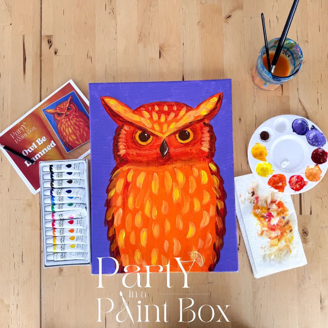 'Owl Be Damned' Kit - Party in a Paint Box