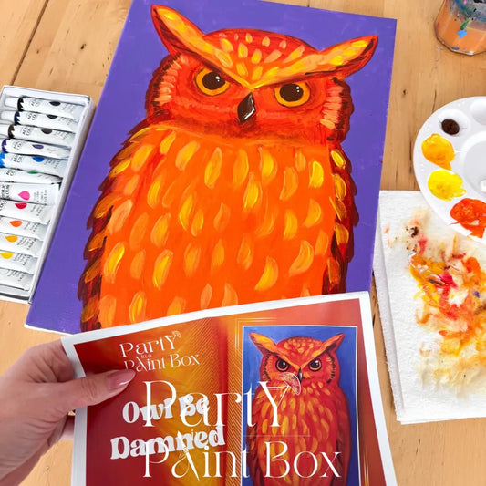'Owl Be Damned' Kit - Party in a Paint Box
