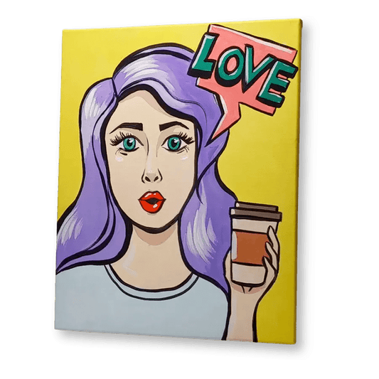 'Paint Your Mate' Pop Art Style Kit - Party in a Paint Box