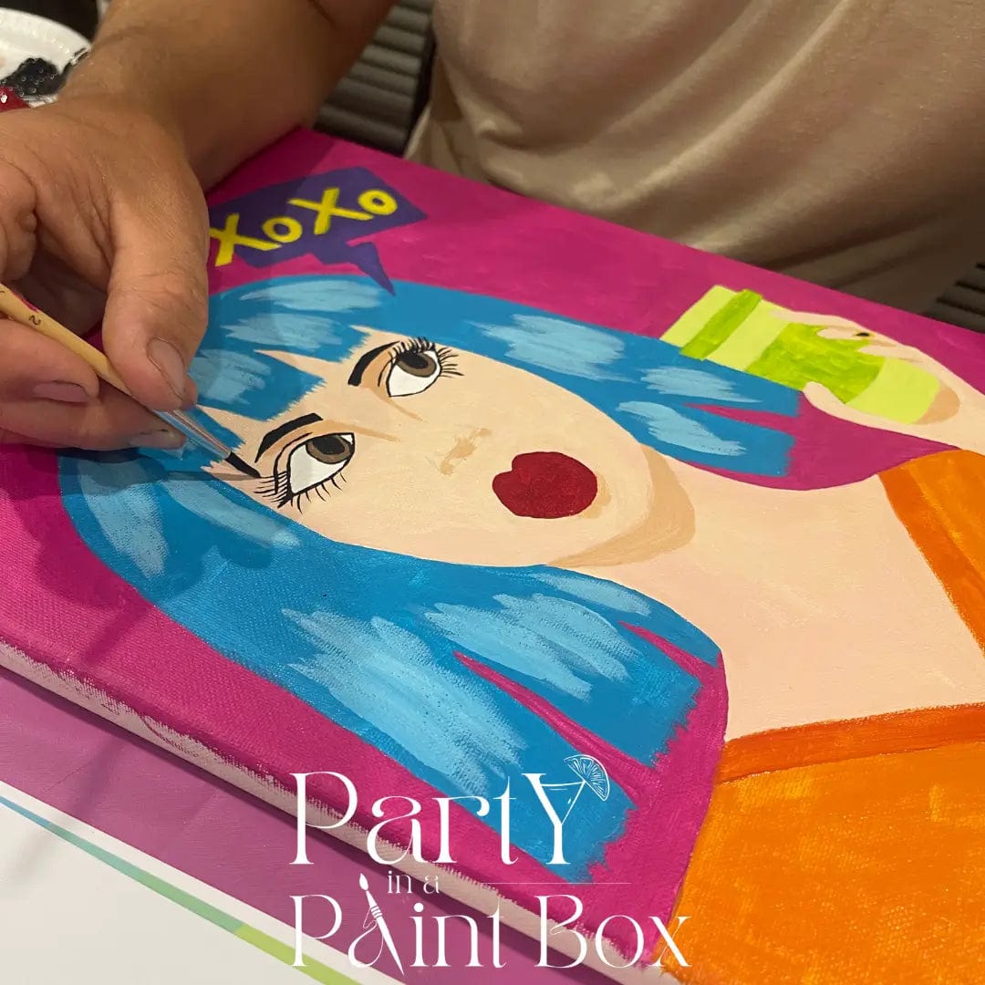 'Paint Your Mate' Pop Art Style Kit - Party in a Paint Box