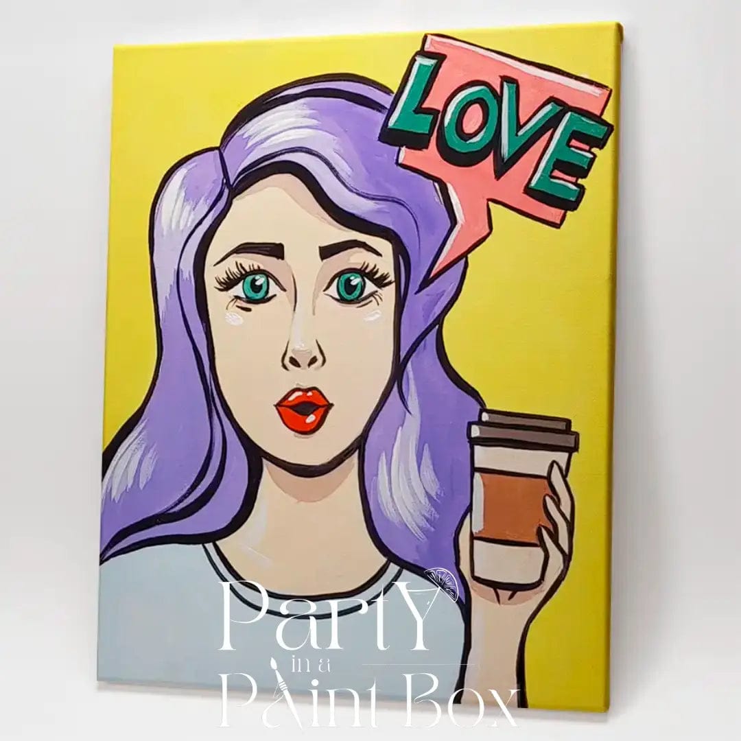 'Paint Your Mate' Pop Art Style Kit - Party in a Paint Box