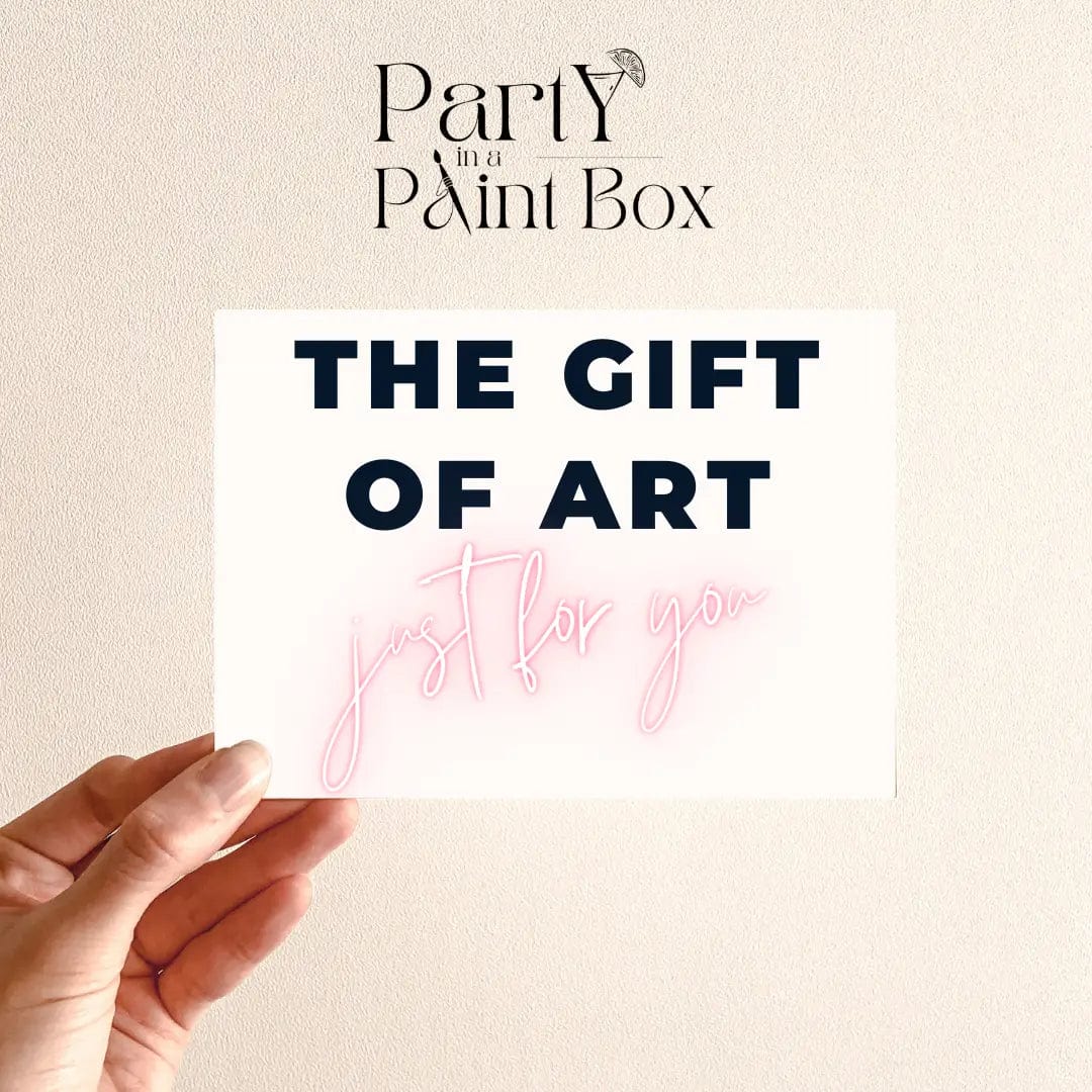 Party in a Paint Box Gift Card - Party in a Paint Box