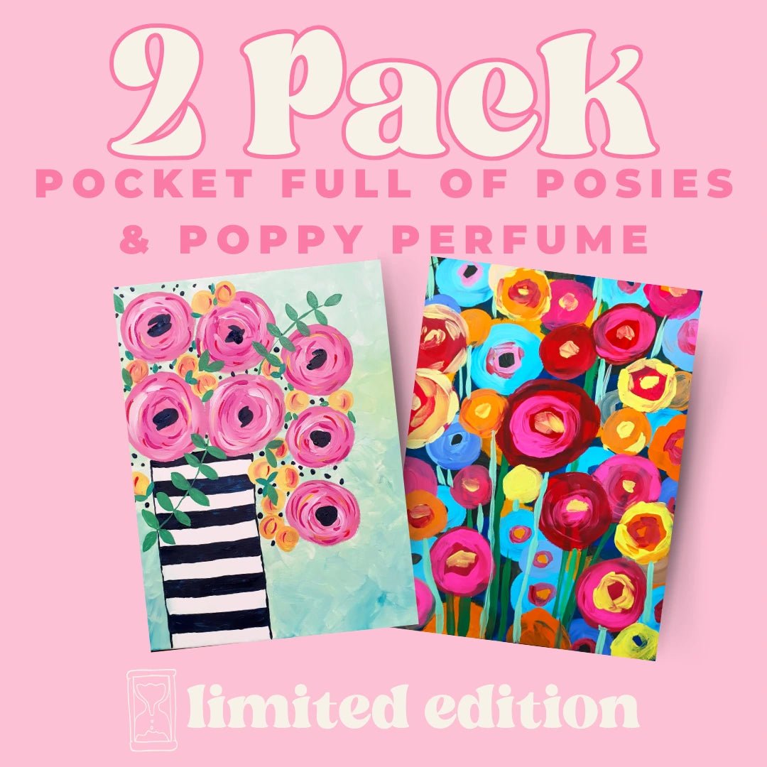 Pocket Full Of Posies & Poppy Perfume 2 Pack Bundle - LIMITED EDITION - Party in a Paint Box