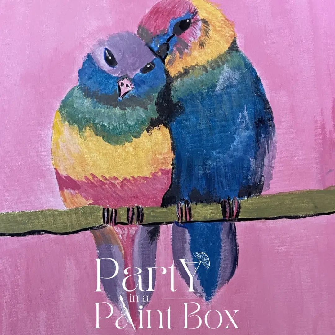 'Rainbow Birds' Kit - Party in a Paint Box