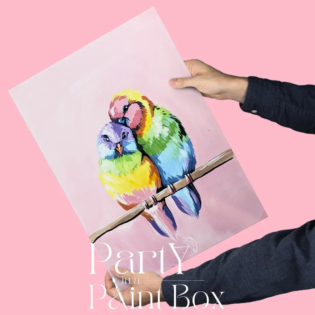 'Rainbow Birds' Kit - Party in a Paint Box