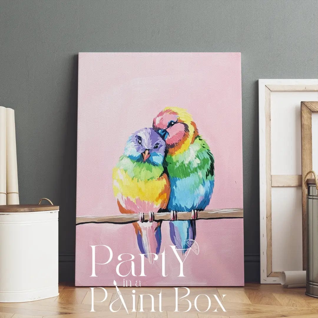 'Rainbow Birds' Kit - Party in a Paint Box