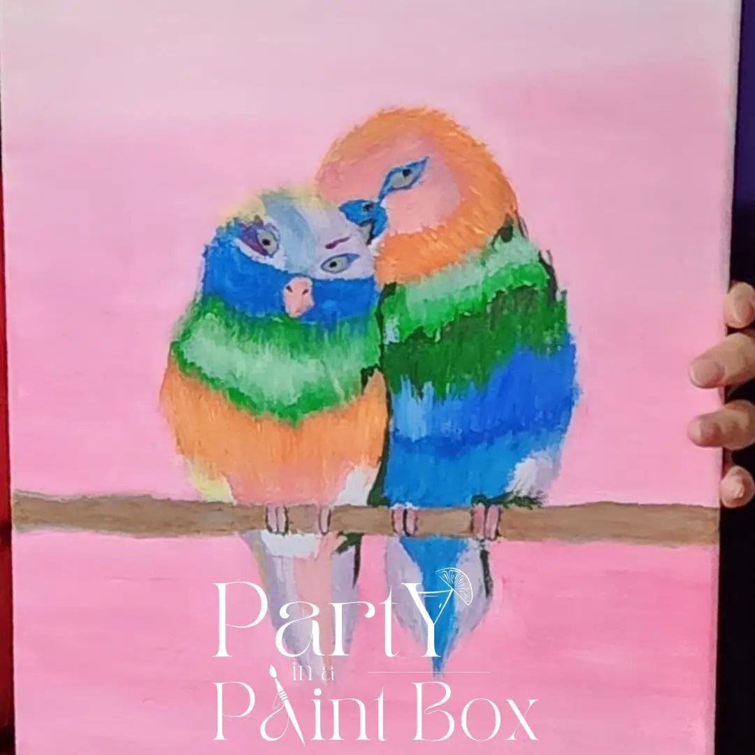 'Rainbow Birds' Kit - Party in a Paint Box