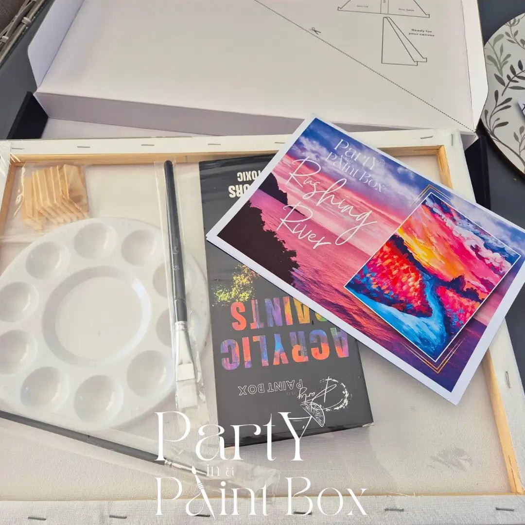 'Rushing River' Kit - Party in a Paint Box