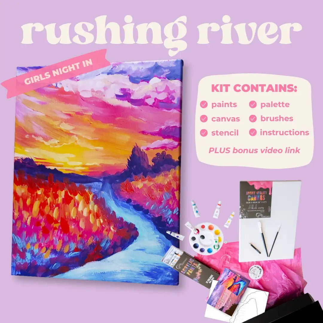 'Rushing River' Kit - Party in a Paint Box