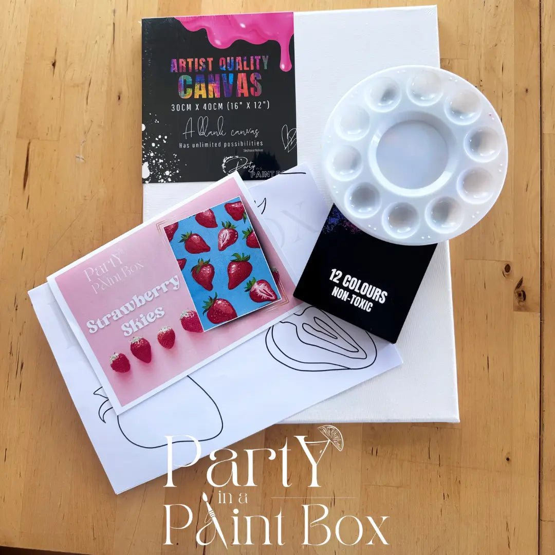 'Strawberry Skies' Kit - Party in a Paint Box