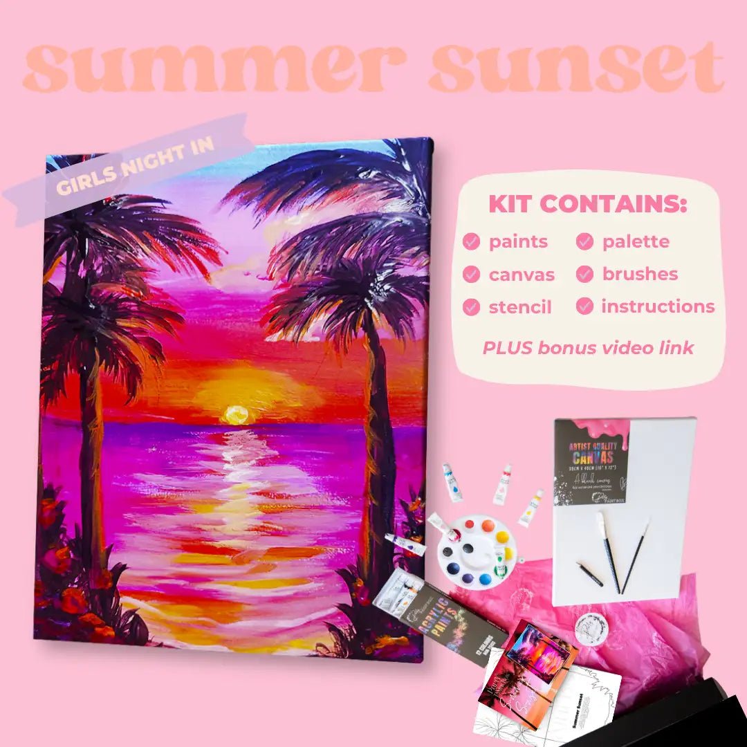 'Summer Sunset' Kit - Party in a Paint Box