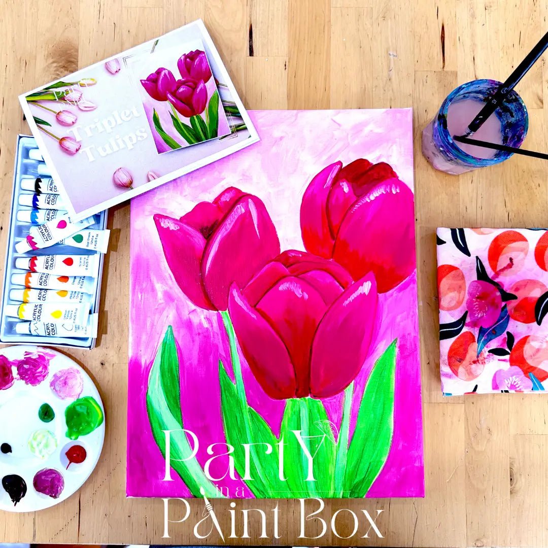 'Triplet Tulips' Kit - Party in a Paint Box