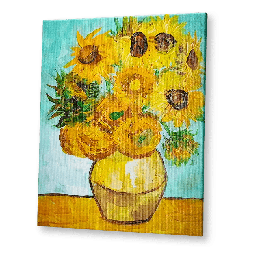 'Van Gogh's Sunflowers' Kit - Party in a Paint Box