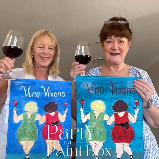 'Vino Vixens' Kit - Party in a Paint Box