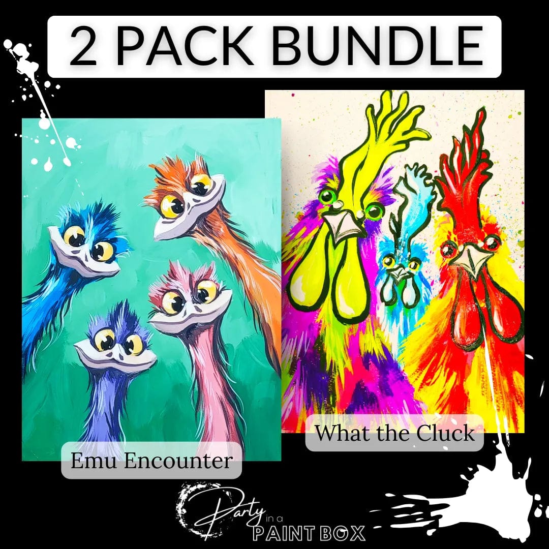 'Emu Encounter' & 'What the Cluck' Multi Painting Pack