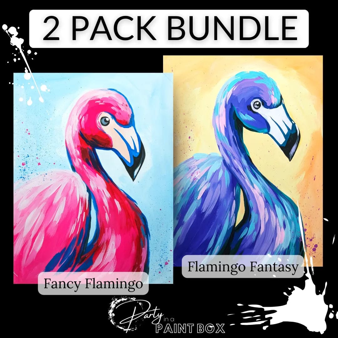 'Fancy Flamingo' & 'Flamingo Fantasy' Multi Painting Pack